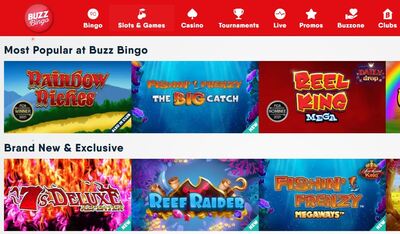 BuzzBingo Casino Banner